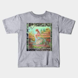 Coral Reef Mermaid Kids T-Shirt